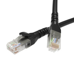 Патч-корд неэкранированный CAT5E U/UTP 4х2 LSZH 1.0м RN5EUU4510BK
